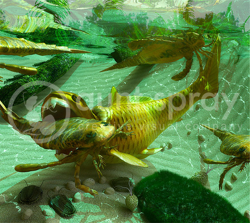 Devonian Lake Scene