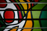 Hand Painted Park Bench