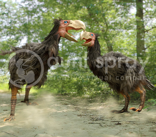 Gastornis Fighting (Terror Birds)