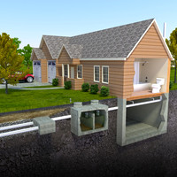Septic System Diagram  (Without Text)
